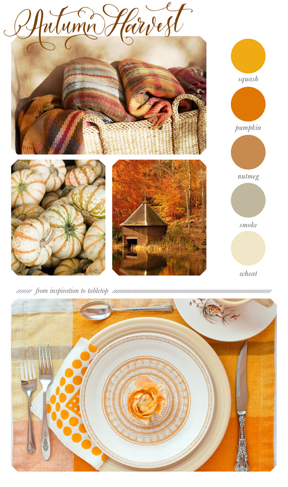 Autumn harvest tabletop inspiration Autumn harvest tabletop inspiration