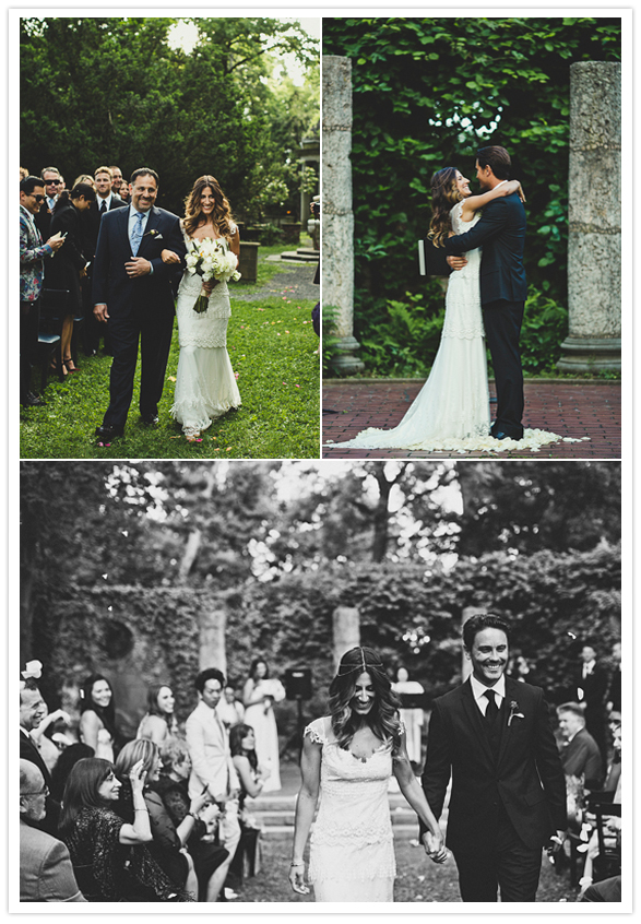 outdoor garden wedding