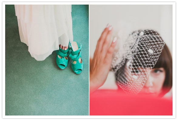 green suede shoes