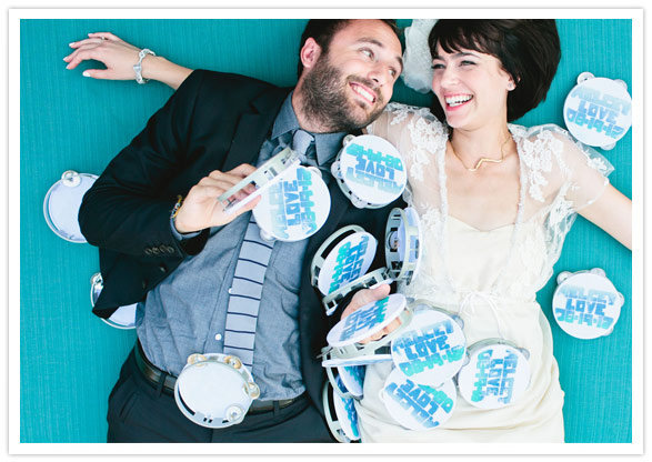 tambourine wedding favor