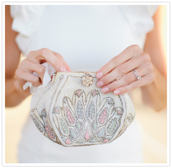 peacock style beaded clutch