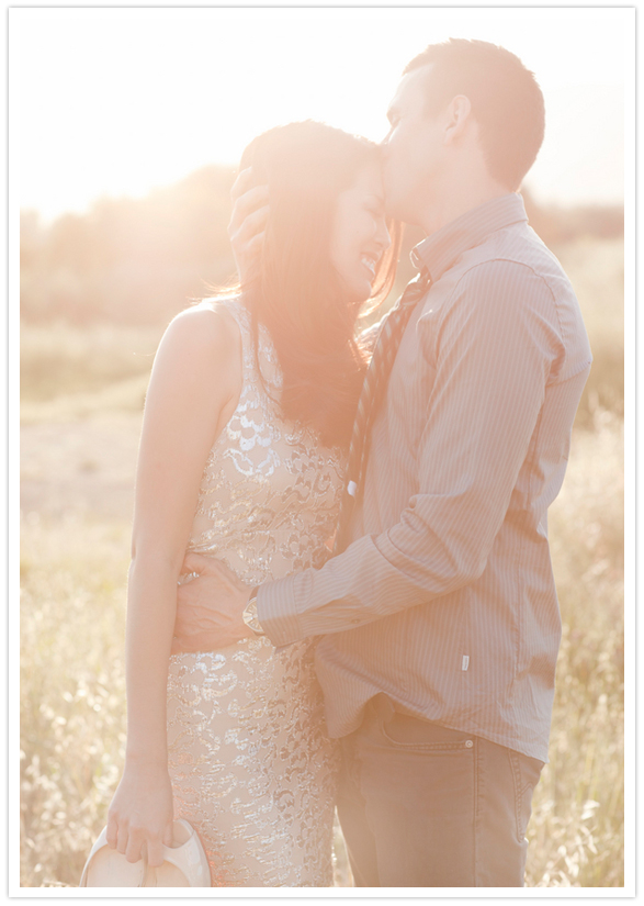afternoon prairie engagement session afternoon prairie engagement session