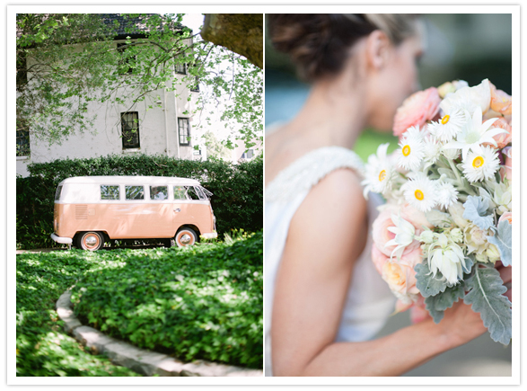 şeftali Volkswagen minibüs