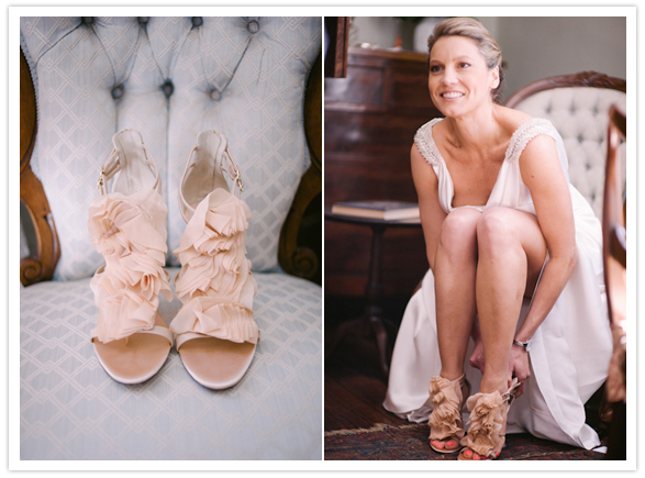 Giuseppe Zanotti şeftali fırfır ayakkabı