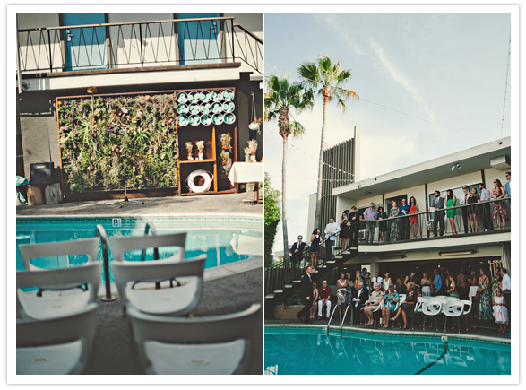 The Pearl Hotel poolside wedding ceremony The Pearl Hotel poolside wedding ceremony