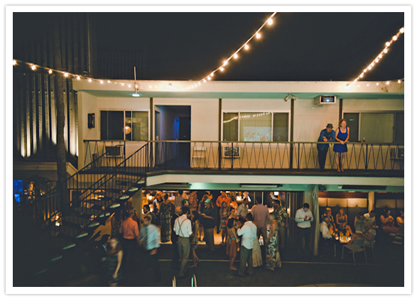 nighttime poolside reception nighttime poolside reception