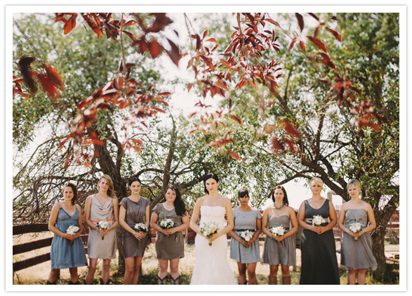 different color bridesmaid dresses