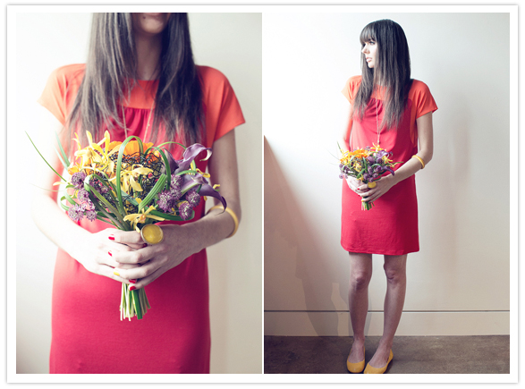 Only Hearts NYC red sheathe bridesmaid dress Only Hearts NYC red sheathe bridesmaid dress