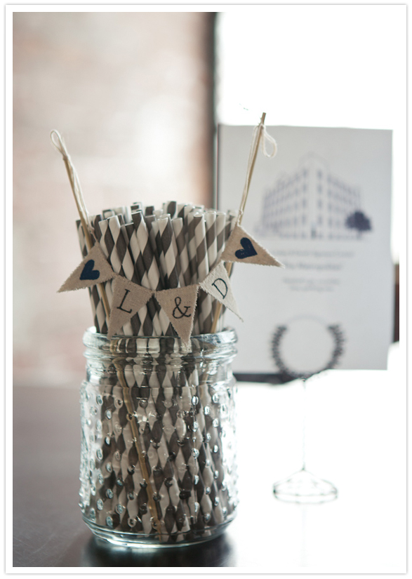 striped straws and mini bunting striped straws and mini bunting