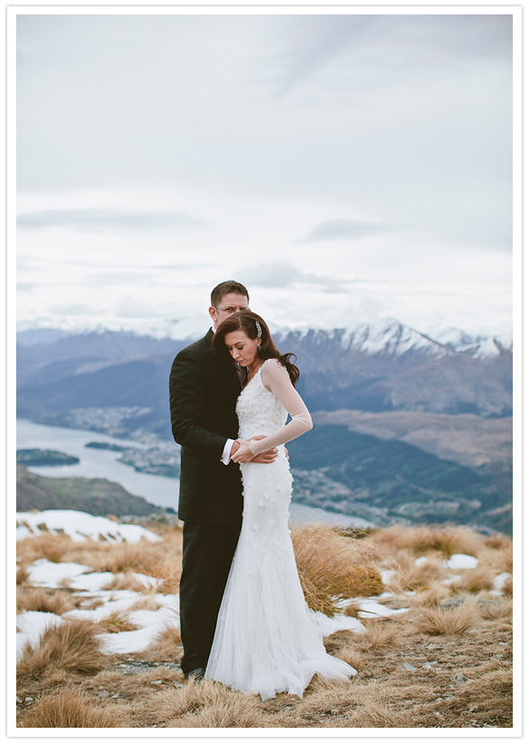 mountaintop wedding portrait mountaintop wedding portrait