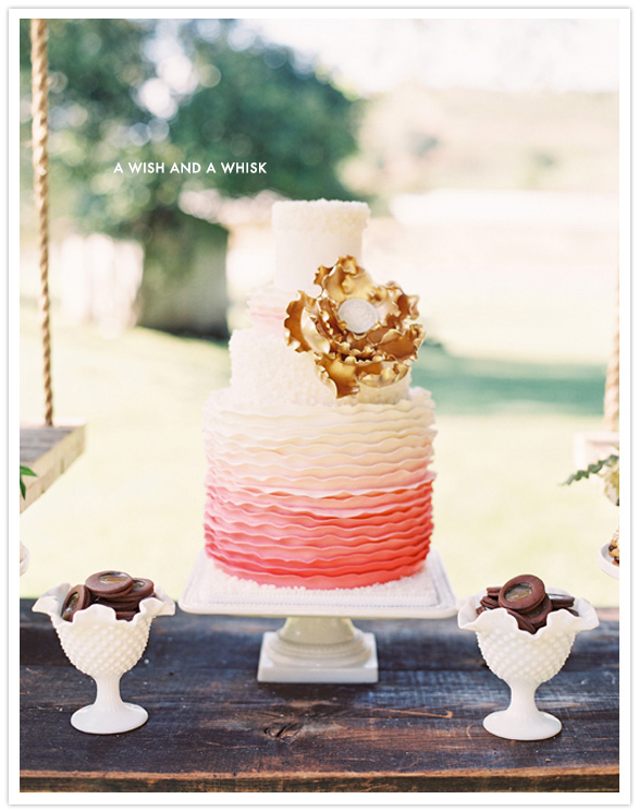 pink ombre wedding cake pink ombre wedding cake