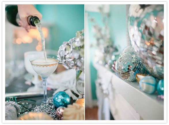 disco ball party decor