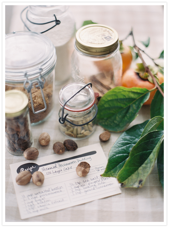 Holiday baking ingredients