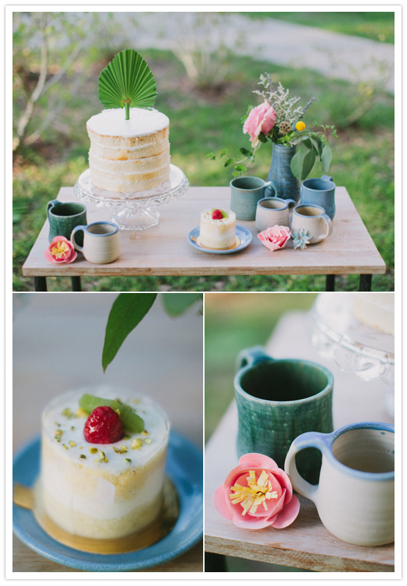 rustic dessert table