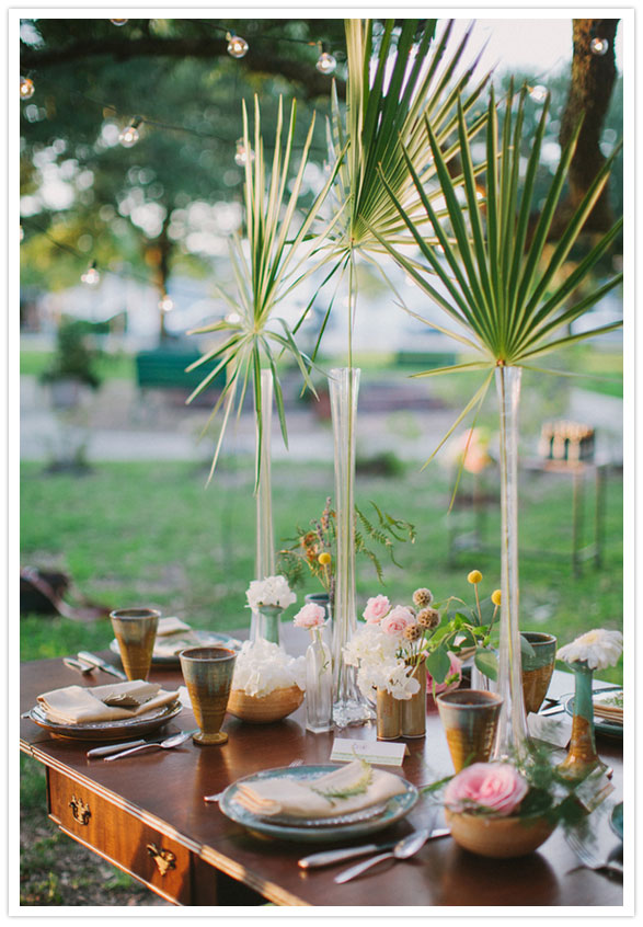 rustic tablescape