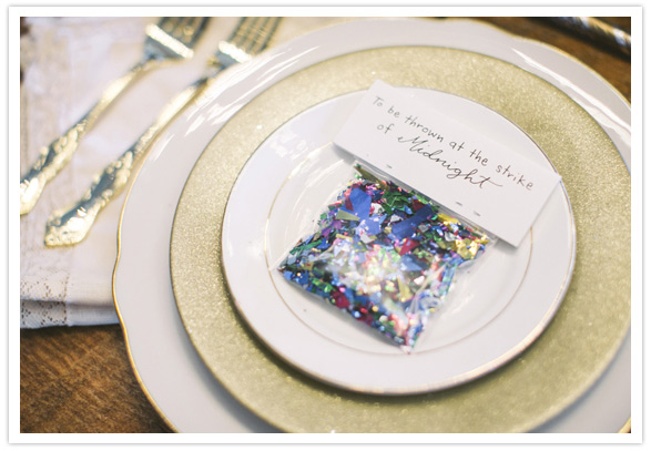 confetti place cards confetti place cards