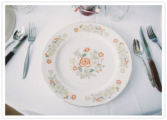 floral flatware