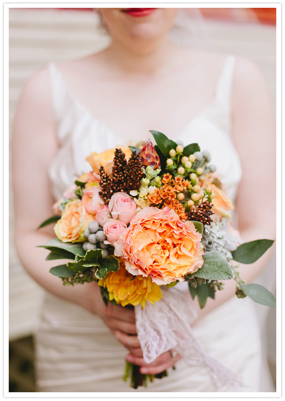 peach and orange bouquet peach and orange bouquet