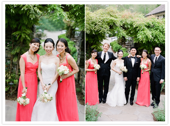 coral Amsale bridesmaid dresses coral Amsale bridesmaid dresses