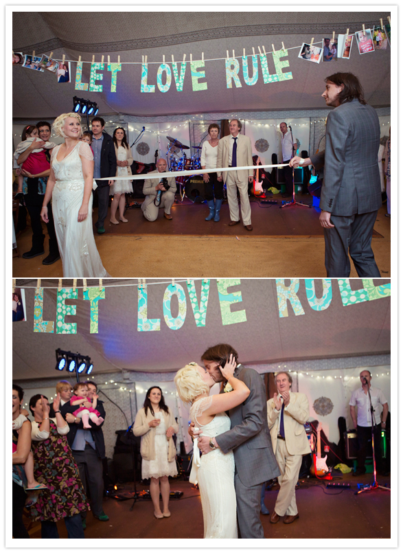 "let love rule" paper sign "let love rule" paper sign