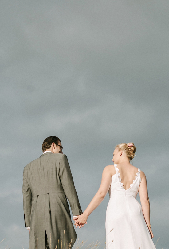 deep-v wedding dress back and decorative trim
