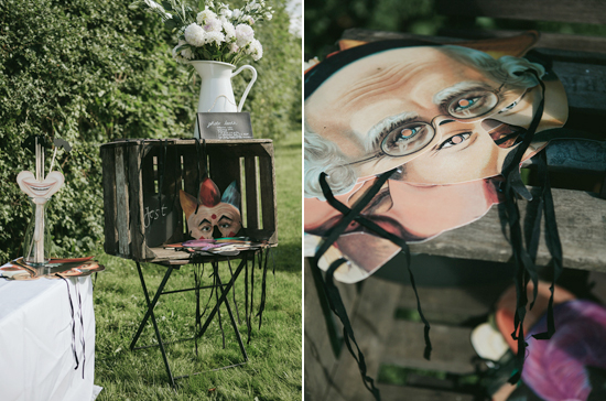 photo booth paper masks