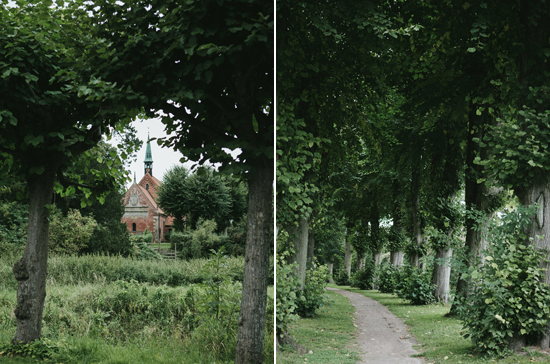 German church grounds