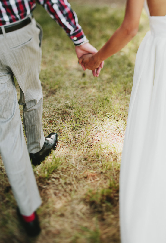 romantic Montana backyard wedding