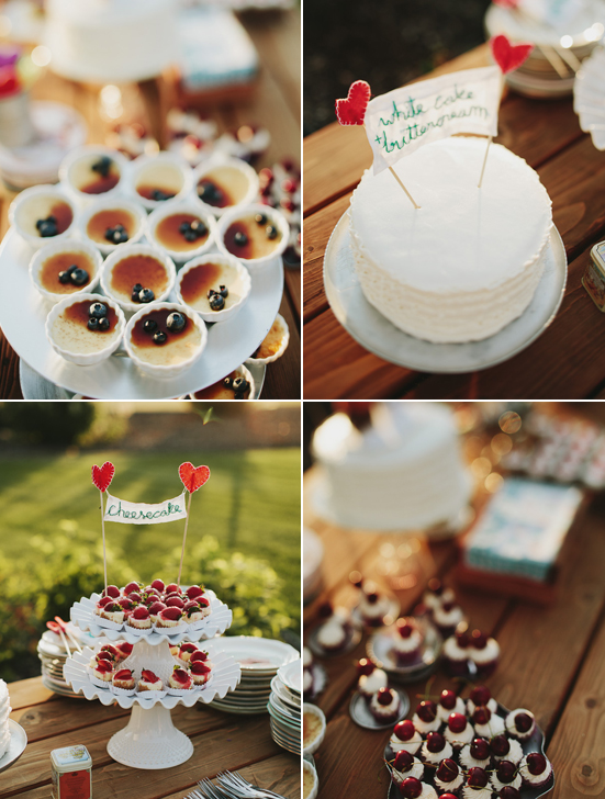 assorted pastry table