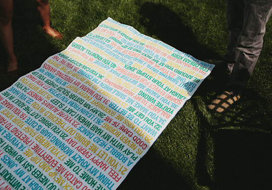 handmade quilt groom's gift