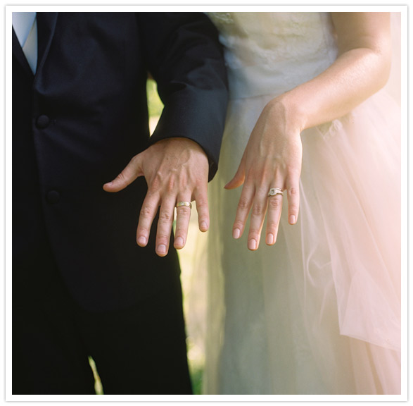 Ivory lace wedding dress with blush overlay Ivory lace wedding dress with blush overlay