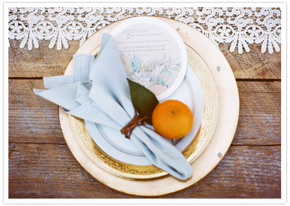 citrus wedding favors