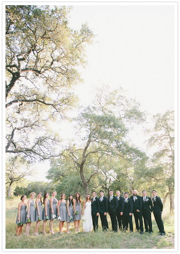 bridal party woods portrait bridal party woods portrait