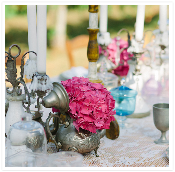vibrant fuschia hydrangea centerpiece vibrant fuschia hydrangea centerpiece
