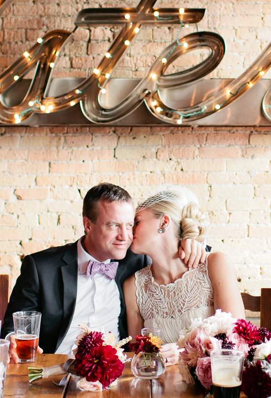 purple patterned bow tie 