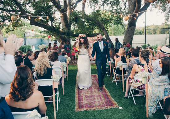 outdoor wedding ceremony