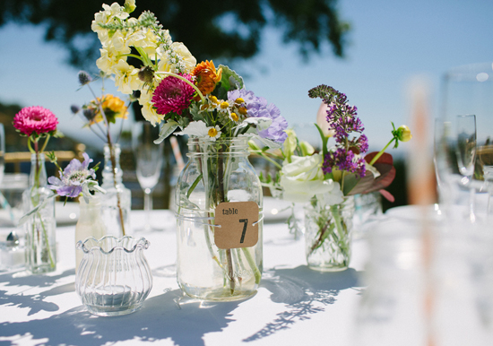 mason jar table numbers mason jar table numbers