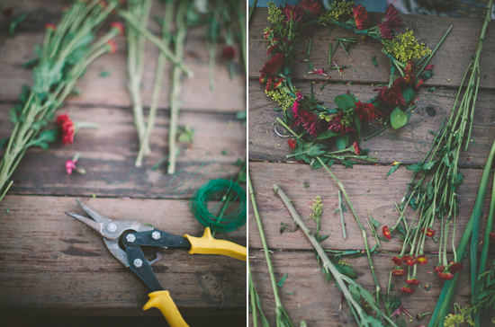 floral crown DIY | Photo by Paige Lowe