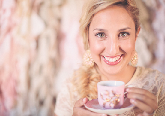 coral pink stone earrings and pink tea cup coral pink stone earrings and pink tea cup