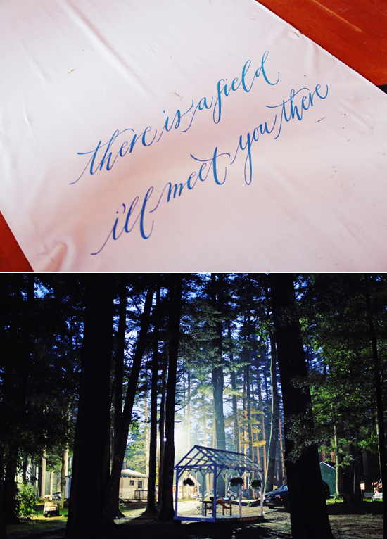 "There is a field, I'll meet you there" sign | Photo by Angelica Glass