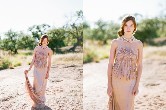Alberta Ferretti detailed gown