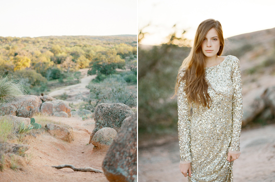 Aidan Mattox gold sequin gown