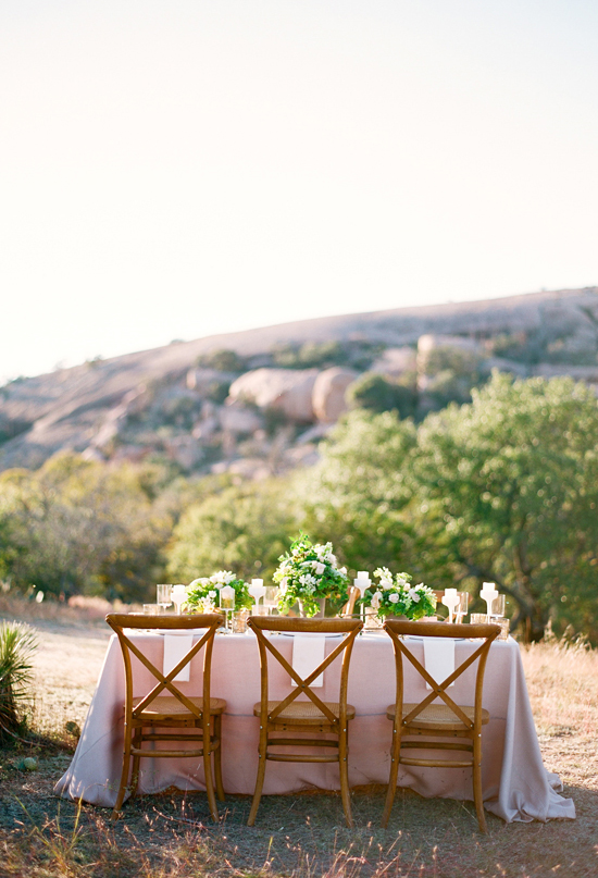 desert landscape dinner