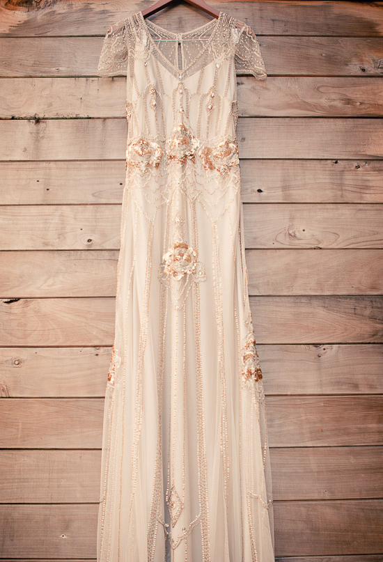Jenny Packham beaded wedding dress