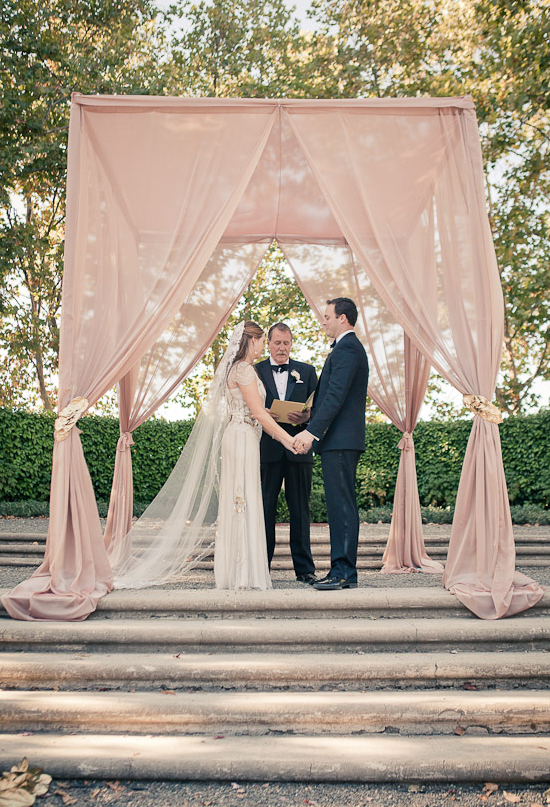 Beaulieu Garden tented wedding ceremony