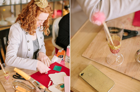 champagne and crafting