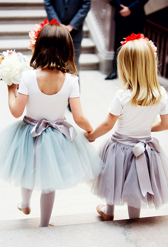 pastel tutu flower girls