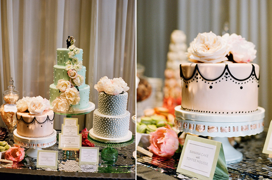decorative cake frosting and flower toppers