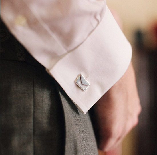 envelope cufflinks