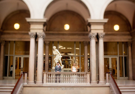 The Art Institute, Chicago wedding portraits